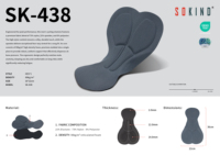 Coussinets de cyclisme 3D respirants, écologiques, à séchage rapide, en Spandex/Nylon de haute qualité, avec chamois sans couture, pour hommes adultes Sokind
