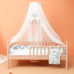 Para satıcı katlanabilir koruma anti sivrisinek pencere cibinlik bebek yetişkin moda kumaş şemsiye bebek çocuk karyolası cibinlik