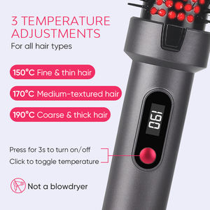 <span class=keywords><strong>Brosse</strong></span> à <span class=keywords><strong>cheveux</strong></span> infrarouge rotative électrique avec thérapie par la lumière rouge <span class=keywords><strong>Brosse</strong></span> à fer à friser <span class=keywords><strong>Brosse</strong></span> thermique pour le lissage - Product Image 3