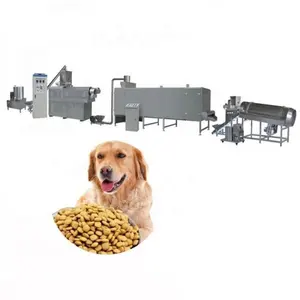 300-400 kg/h Dry Pet Cat Dog Food Extruder Machine Automatic Dog Food Pellet Making Machine