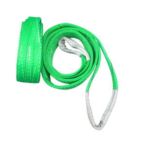 Sangles en polyester de qualité supérieure avec une couleur vert vif 2000 kg pour le levage lourd et la musculation industrielle - Product Image 1