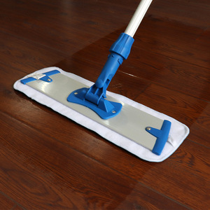 Microfibre <b>Flat</b> <b>Mop</b> Head Replacement Cloth Rectangular Blue For Home Use - Product Image 2