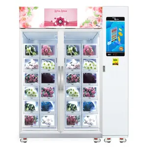 Máquinas Expendedoras de Flores tipo Casillero Refrigerado de Ahorro de Energía con Control Remoto y Sistema de Refrigeración para Floristería No Atendida - Product Image 1