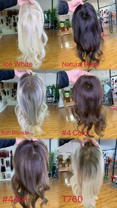 Listo para enviar: Topper de cabello humano europeo 6x6 con base de mono y PU alrededor, virgen, con cutícula alineada. - Product Image 6