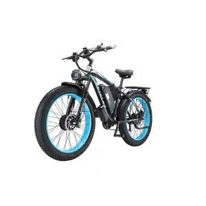 משלוח חינם עוצמה E-אופניים עם קדמי 1000W ואחורי 1000W הכפול מנוע אופניים חשמליים 2000W 23AH E-אופניים