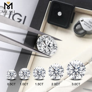 Diamante Cultivado en Laboratorio con Certificado IGI, Corte Excelente, Color E, 0.3-5ct, CVD HPHT VVS VS, Forma Redonda, Diamante Suelto - Product Image 1