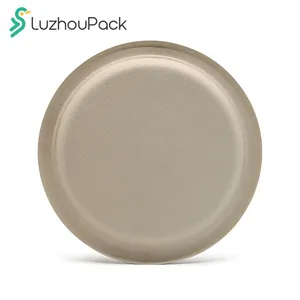 LuzhouPack可生物降解节日晚餐勺子一次性派对餐盘餐具套装防水宠物隔间午餐