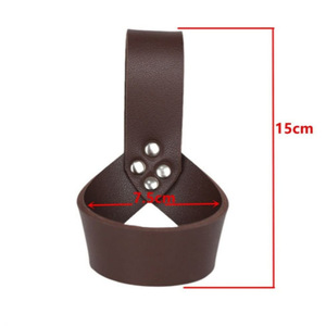 Étui de ceinture pour épée médiévale en cuir PU de haute qualité, équipement de cosplay de chevalier LARP, accessoire de guerrier réglable et durable, rétro - Product Image 3