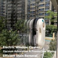 Robot de nettoyage de vitres intelligent à pulvérisation d'eau automatique, nettoyeur de vitres électrique portable pour usage domestique et extérieur, directement de l'usine