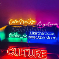 Enseigne néon LED personnalisée, logo, publicité extérieure, bar, décoration de fête, enseigne lumineuse néon pour la décoration de la pièce
