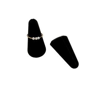 Nhà Máy Trực Tiếp Màu Đen Mở Nhung Đồ Trang Sức Nhẫn Và Vòng Cổ Hiển Thị Đứng Thanh Lịch Đạo Cụ Thiết Lập Cho Hiển Thị Phụ Kiện - Product Image 5