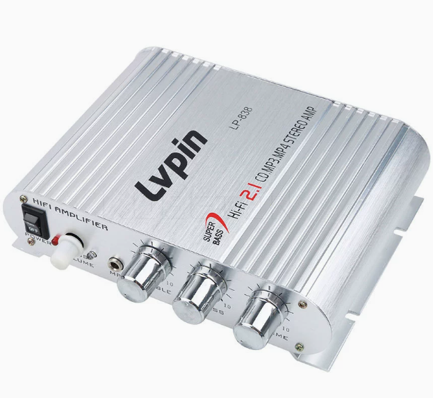 LP-838 Hi-Fi Audio Stereo Amplifier for Music, Raspberry Pi,Arcade Game Console Accessories