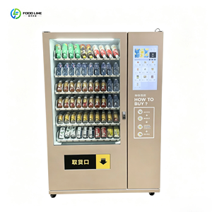 High Capacity Secure <strong>Lock</strong> LED Lighting Automatic Vending <strong>Machines</strong> Snacks and <strong>Drinks</strong> for Retail - Product Image 2