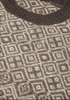 Pull Jacquard Fair Isle d'hiver à col rond, anti-rétrécissement, respirant, 100% cachemire