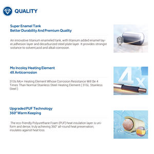 Affichage domestique haute température Vertical Super émail réservoir d'<span class=keywords><strong>eau</strong></span> de <span class=keywords><strong>50</strong></span> <span class=keywords><strong>litres</strong></span> <span class=keywords><strong>chauffe</strong></span>-<span class=keywords><strong>eau</strong></span> à stockage électrique - Product Image 5