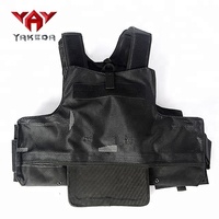 Chaleco Táctico YAKEDA, Portaplacas Táctico Molle con Bolsillos, Colete Tático