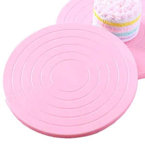 Plastic Cake and Cookies Decorating Tools Rotating Stand With Scale