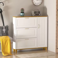 Produit à vendre populaire Vente en gros Style mince MDF couloir Foyer Étagère de rangement chaussure basculante armoire à seau intérieure
