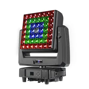 Stage Concert Event Lighting Equipment Professional Magic Panel Matrix 49x20W RGBW LED Zoom Wash Square Moving Head Lights