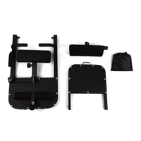 Machine à Squats Sissy Pliable avec Cadre en Acier et Coussin Réglable pour Entraînement des Fessiers et des Jambes à Domicile