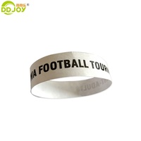 Bracelet jetable en papier Tyvek résistant aux déchirures, promotionnel pour Noël