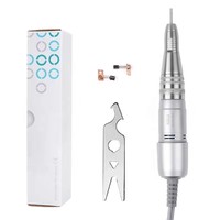 Micromoteur à main 350000 tr/min, moteur à balais standard SDE-SH200, stylo de polissage électrique pour manucure et pédicure, embouts de lime à ongles