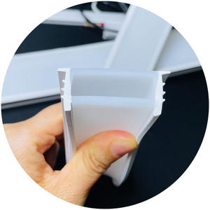 Profil en silicone à bande flexible Profil en silicone à canal de tube de couverture Profil en silicone 40x20mm Profil en silicone pour diffuseur Led pour éclairage Led - Product Image 5