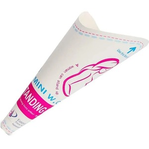 12개 여성 소변기 야외 여행 캠핑 휴대용 여성 소변기 일회용 종이 배뇨 장치 스탠드 업 오줌 야외 화장실 - Product Image 2