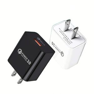 EU US Plug Power Quick Charge QC 3.0 USB Universal Interface 18w Fast <b>Charging</b> Charger Power <b>Adapter</b> for Phones - Product Image 3