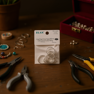 Orecchini a Cerchio Ilan 25mm, Accessori per Creazione di Gioielli - Product Image 2