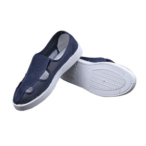 Zapatos <span class=keywords><strong>de</strong></span> Trabajo para <span class=keywords><strong>Hombre</strong></span>, <span class=keywords><strong>de</strong></span> Malla Transpirable, Antiestáticos, con Suela Suave <span class=keywords><strong>de</strong></span> PU, Antipolvo, para Cuarto Limpio, Tipo Mariposa, ESD - Product Image 5
