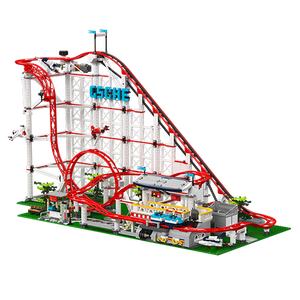 Mould <span class=keywords><strong>King</strong></span> 11014S Mould <span class=keywords><strong>King</strong></span> <span class=keywords><strong>Land</strong></span> Roller Coaster Juguetes Competencia dinámica Modelo Bloques de construcción Ladrillos - Product Image 1
