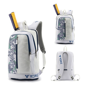 Mochila de Tenis Grande Personalizada de Nailon para Hombre y Mujer con Capacidad para 2 Raquetas y Espacio Separado para Zapatos para Pickleball y Bádminton - Product Image 3