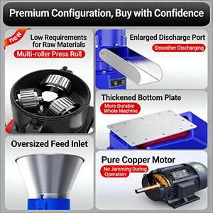 Machine à granulés d'aliments pour petits animaux 2025 en promotion pour volailles, poulets, canards, <span class=keywords><strong>lapins</strong></span> - Product Image 4