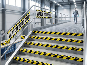 Cinta de Señalización de Piso de PVC de Alta Resistencia para Seguridad en Almacenes, Señalización de Pasillos Industriales, Cinta de Líneas para Pisos de Fábrica, Gestión Visual 5S - Product Image 4