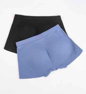 Sous-vêtements thermiques pour <span class=keywords><strong>homme</strong></span>, taille haute, sculptant l'abdomen, respirant, tricoté, 100% polyester, maille large, culotte releve-fesses - Product Image 2