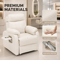 Fauteuil de coiffure électrique inclinable XFMC de luxe, haute qualité, personnalisé pour salon de beauté, avec fauteuil individuel pour femme