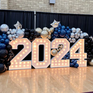 4 ฟุตยักษ์กระโจมจด<span class=keywords><strong>หมาย</strong></span> LED <span class=keywords><strong>หมาย</strong></span>เลขงานแต่งงานที่กําหนดเอง LED รัก Light Up ป้าย LED กระโจมจด<span class=keywords><strong>หมาย</strong></span> - Product Image 1