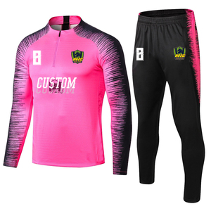 Offre Spéciale 1/4 Zipper Design Football Sports Training Survêtement Coupe automatisée Nom Sublimation Football Warm-Up Wear Sets Hiver - Product Image 5