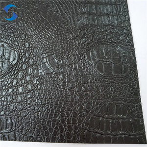 Tissu extensible en cuir artificiel gaufré <span class=keywords><strong>crocodile</strong></span> Tissus textiles en cuir PVC pour canapé et sac Imitation peau de <span class=keywords><strong>crocodile</strong></span> - Product Image 3