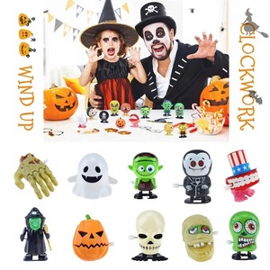 Regalos para Fiestas de Halloween: Bolsas Sorpresa con Juguetes de Plástico de Fantasmas, Zombis, Brujas y Calabazas, Juguetes de Cuerda Espeluznantes para Fiestas - Product Image 1
