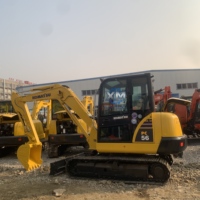 Excavadora Komatsu PC56 Usada de 5-6 Toneladas, Bajo Precio, Piezas Completas, Buen Estado, Modelos PC60, PC70, PC80, PC50 Disponibles, Operación Precisa