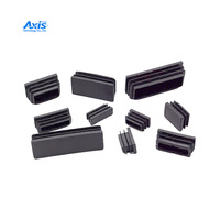 Bouchon de finition rectangulaire en PE pour tube, insert de capuchon d'extrémité de tube, bouchons de finition rectangulaires résistants à la corrosion pour usage industriel