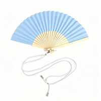 Éventail pliant personnalisé avec logo imprimé, en tissu, bois, bambou, polyester, sublimation, pour promotion et mariage