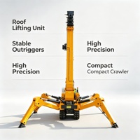Grue araignée compacte abordable avec performances fiables et entretien facile pour la location