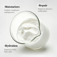 Crème Visage Éclaircissante Perle d'Acide Hyaluronique Arabe 1kg en Gros, Crème Hydratante Nourrissante au Squalane pour Blanchiment de la Peau en Gros