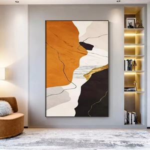 Pittura a olio astratta pittura a mano moderna pittura a olio pittura astratta arte della parete pittura a olio dal villaggio Dafen - Product Image 3