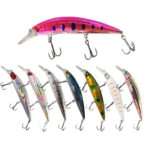 LUTAC Artificial Plastic Hard Fishing Minnow Lure 110mm 37g Long Casting Jerkbait De Peche Floating 110mm Hard Tackle Pesca