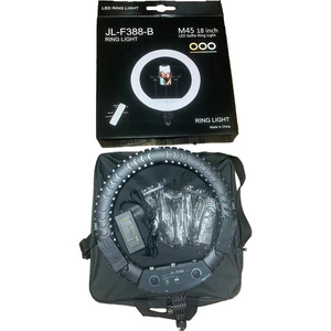 ไฟวงแหวน18นิ้ว LED เติมความงามไฟสามสีปรับความสว่างสูงแบตเตอรี่ถ่ายภาพพร้อมกระเป๋า - Product Image 2