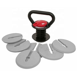 VIGFIT Kettlebell réglable en fonte enduite de vinyle de haute qualité <span class=keywords><strong>32kg</strong></span> ensemble de poids exercice Kettlebell en fonte réglable Canada - Product Image 6